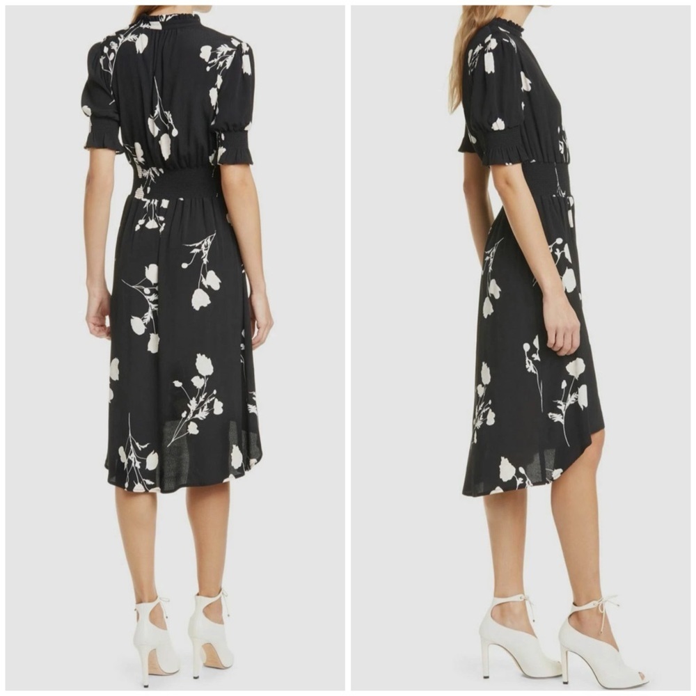 Ba&sh black and white floral Poppy midi dress - Picture 11 of 11